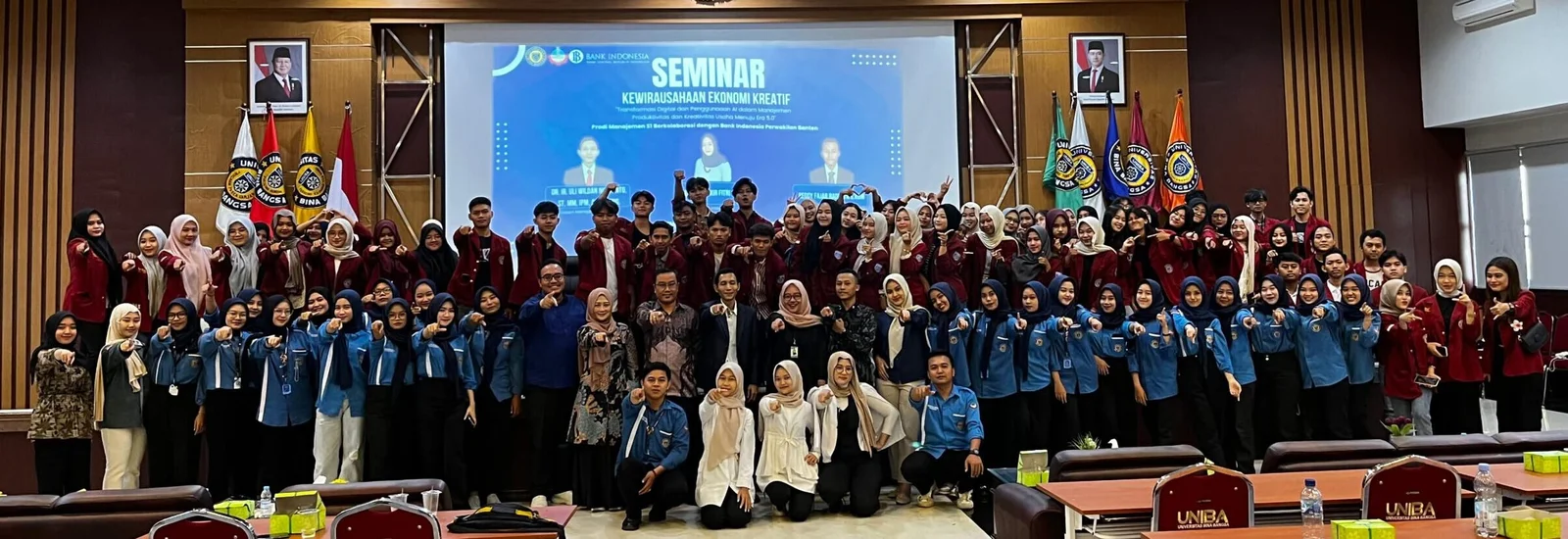 Prodi Manajemen UNIBA Berkolaborasi dengan BI Wilayah Banten Gelar Seminar Kewirausahaan Dan Ekonomi Kreatif